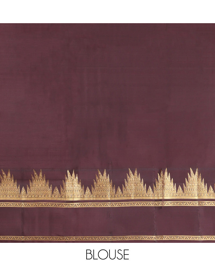 Grey-Brown Vasundhara Silk Saree