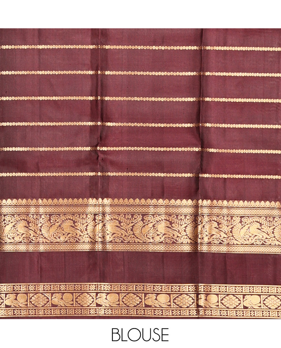 Green Mayuri Soft Silk Saree