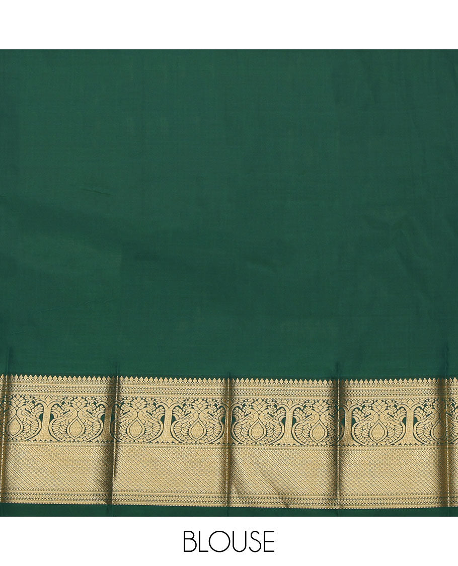 Red Zari Butta Budget Silk Saree