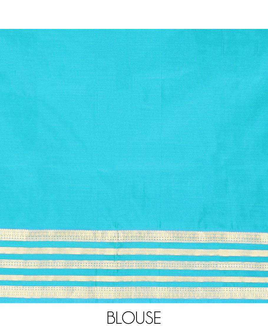 Neelambari Green Budget Silk Saree