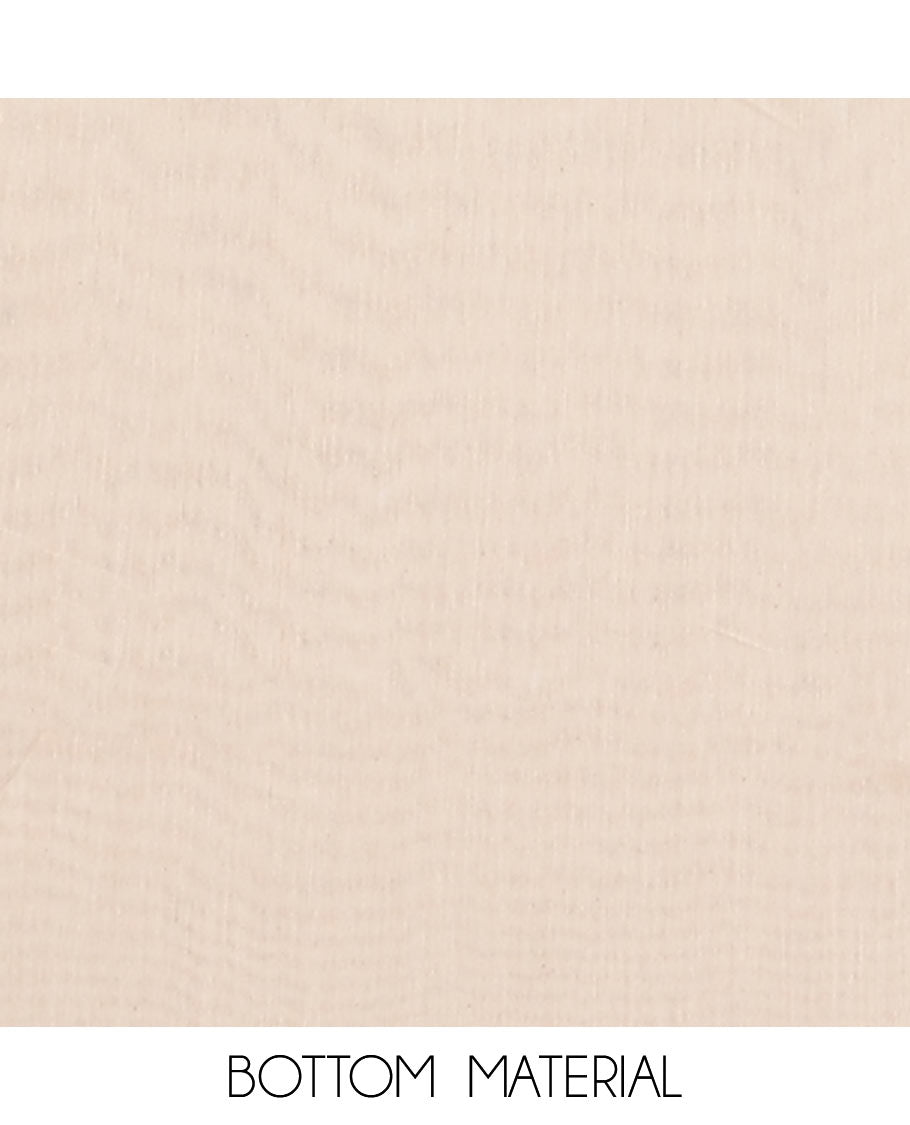 Cream-Gold Chanderi Material Chudidar Set