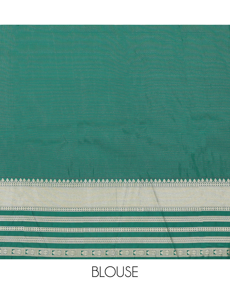 Red Checks Budget Silk Saree