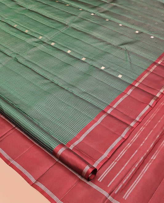 Green Mayuri Soft Silk Saree