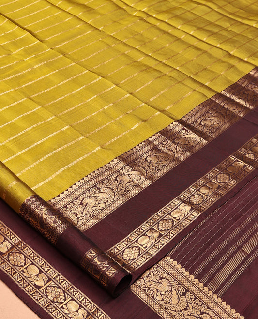 Green Mayuri Soft Silk Saree