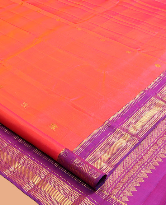 Pink Kanchipuram Silk Saree