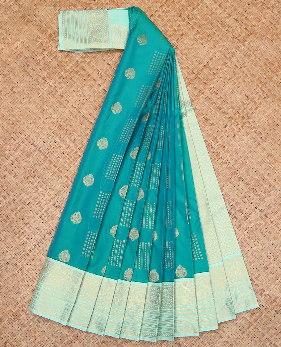 Blue Budget Silk Saree