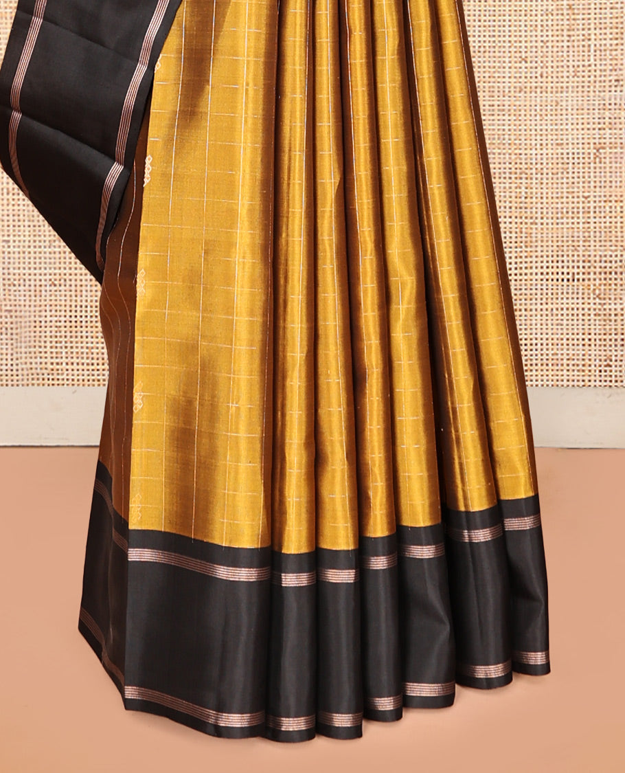 Mustard Mayuri Soft Silk Saree