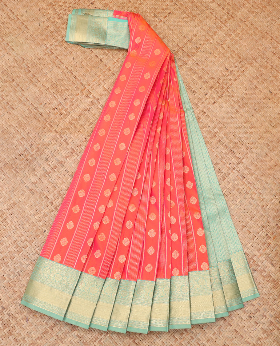 Peach Budget Silk Saree