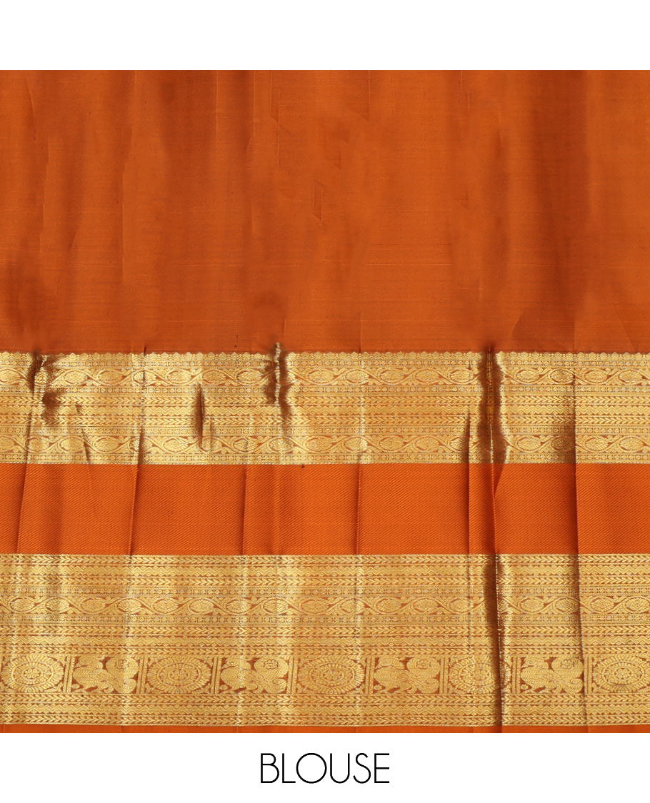 Green Pure Silk Pavadai Material Set