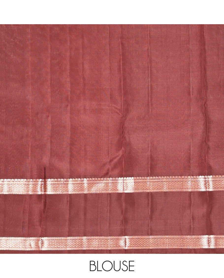 Blue Mayuri Soft Silk Saree