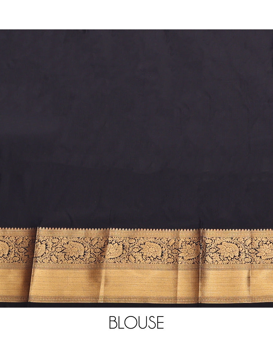 Navy Blue Budget Silk Saree