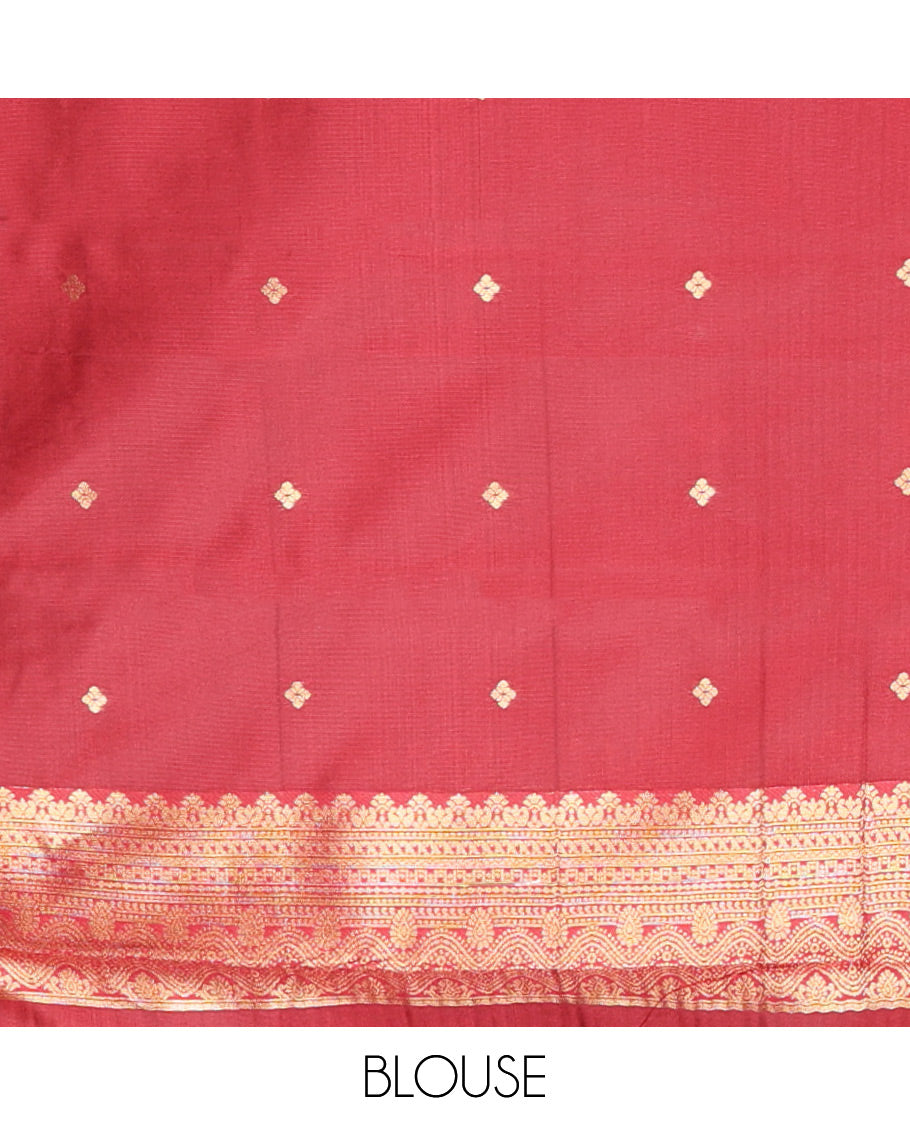 Violet Semi-Soft Silk Saree