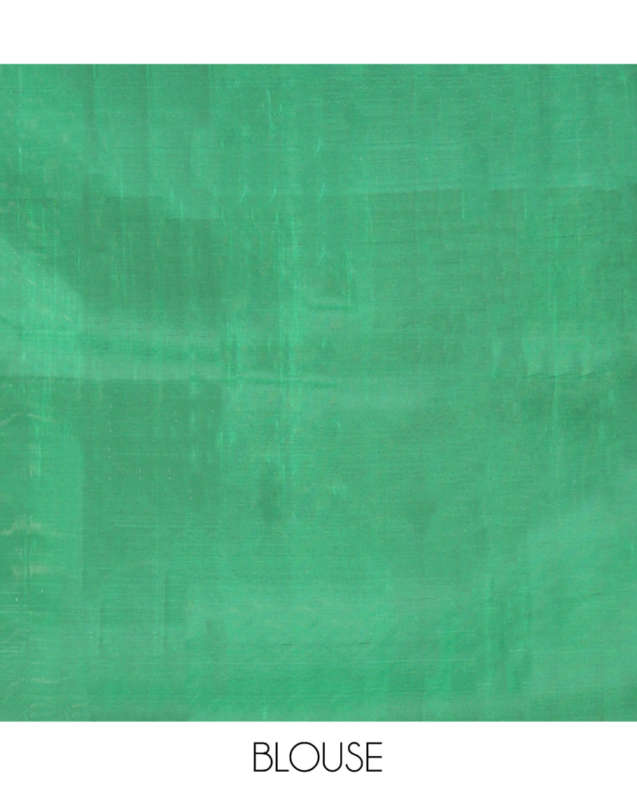 Pale Brown Butta Mayuri Lite Silk Mix Saree