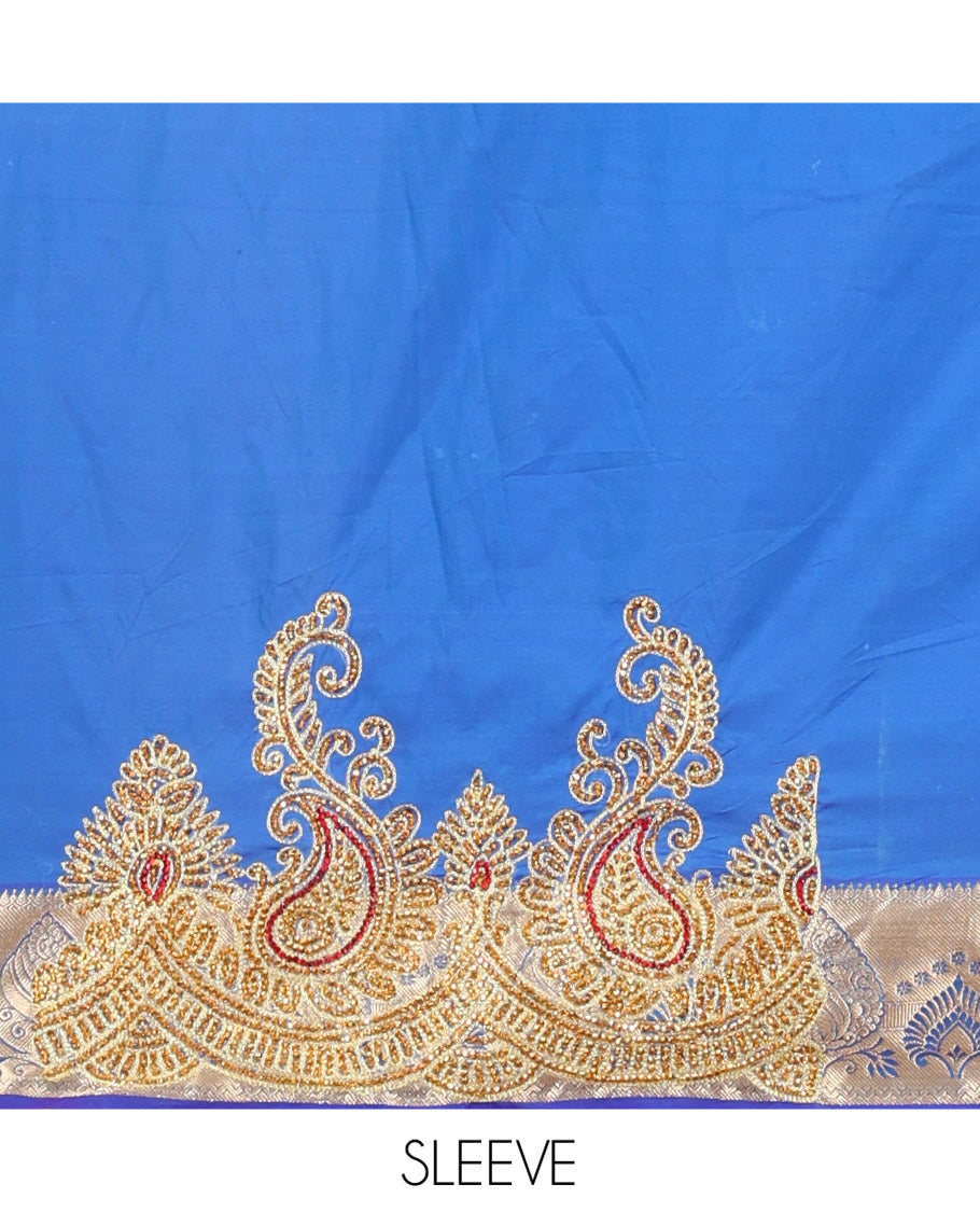 Royal Blue Mysore Silk Saree