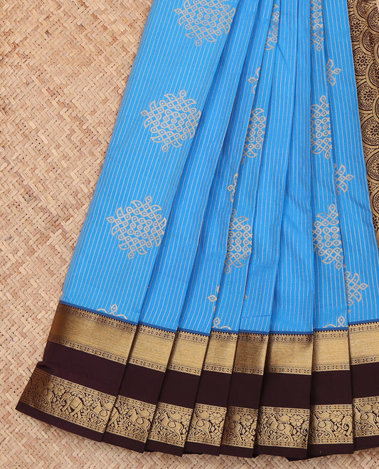 Blue Budget Silk Saree