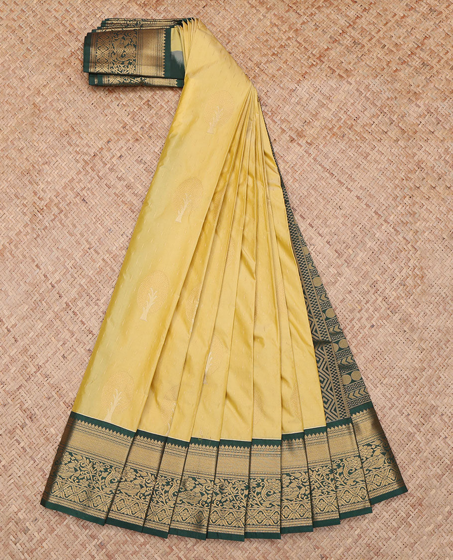 Sandal Thread Budget Silk Saree