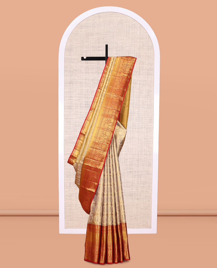 Gold Kanchipuram Tissue Silk Saree