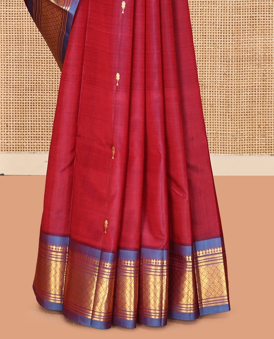 Red Kanchipuram Silk Saree