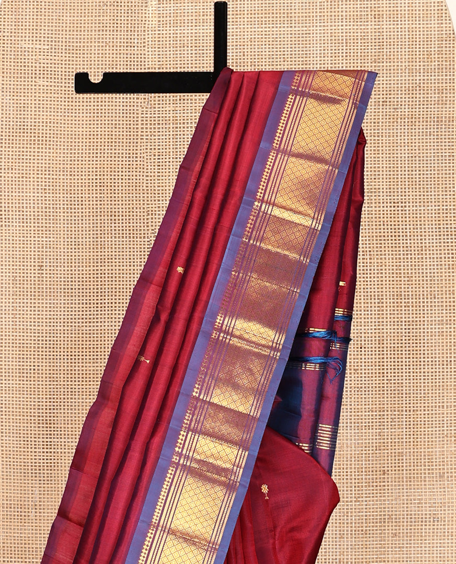 Red Kanchipuram Silk Saree