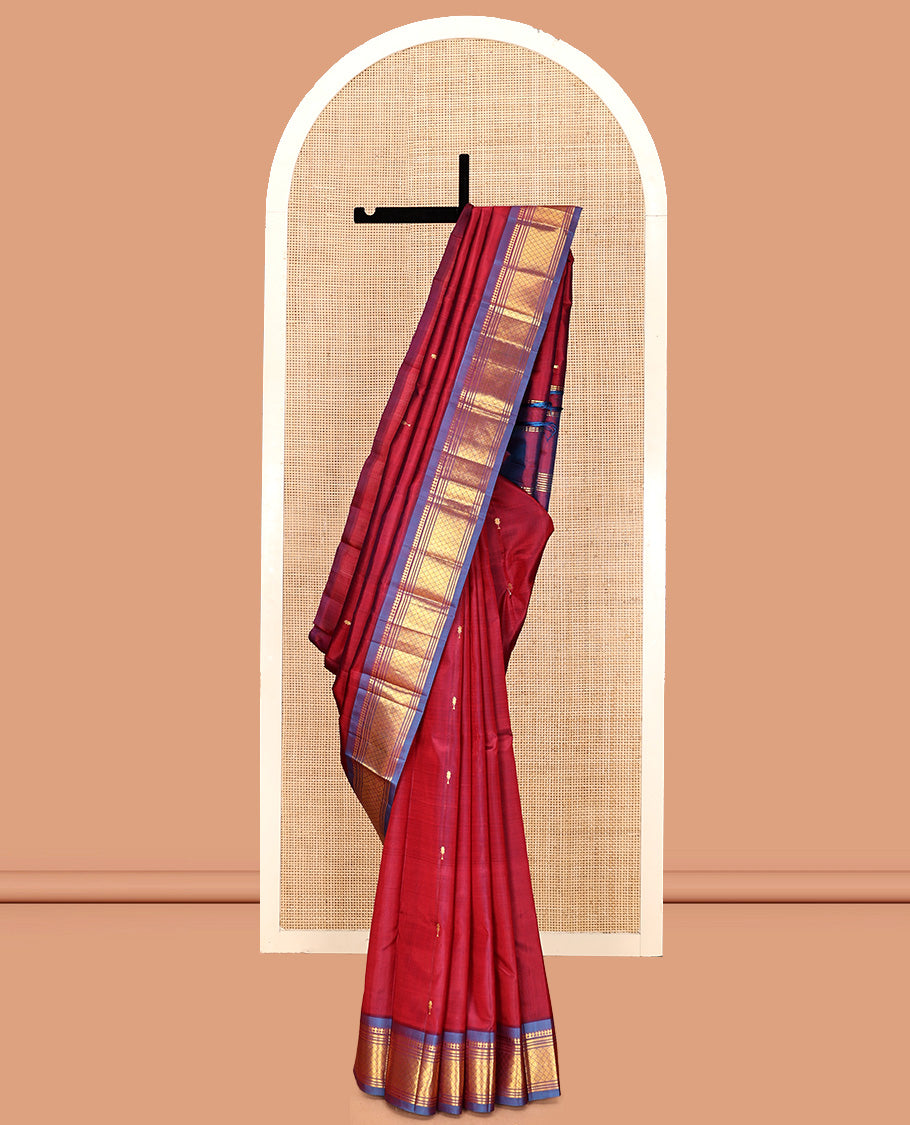 Red Kanchipuram Silk Saree