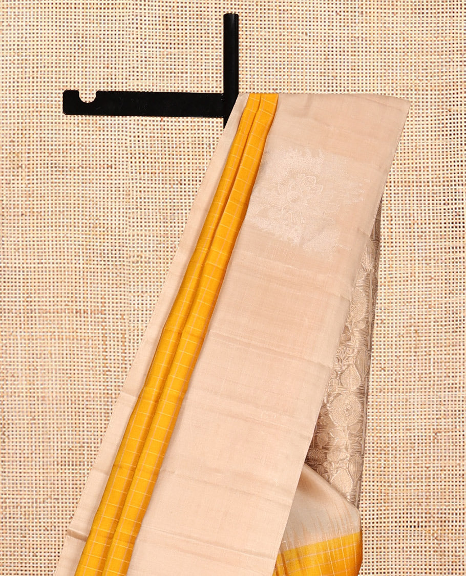 Orange Mayuri Soft Silk Saree