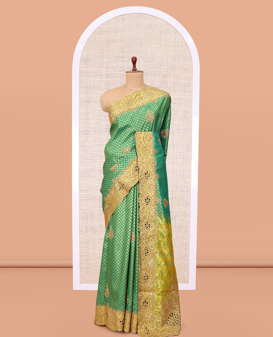 Green Mysore Silk Saree