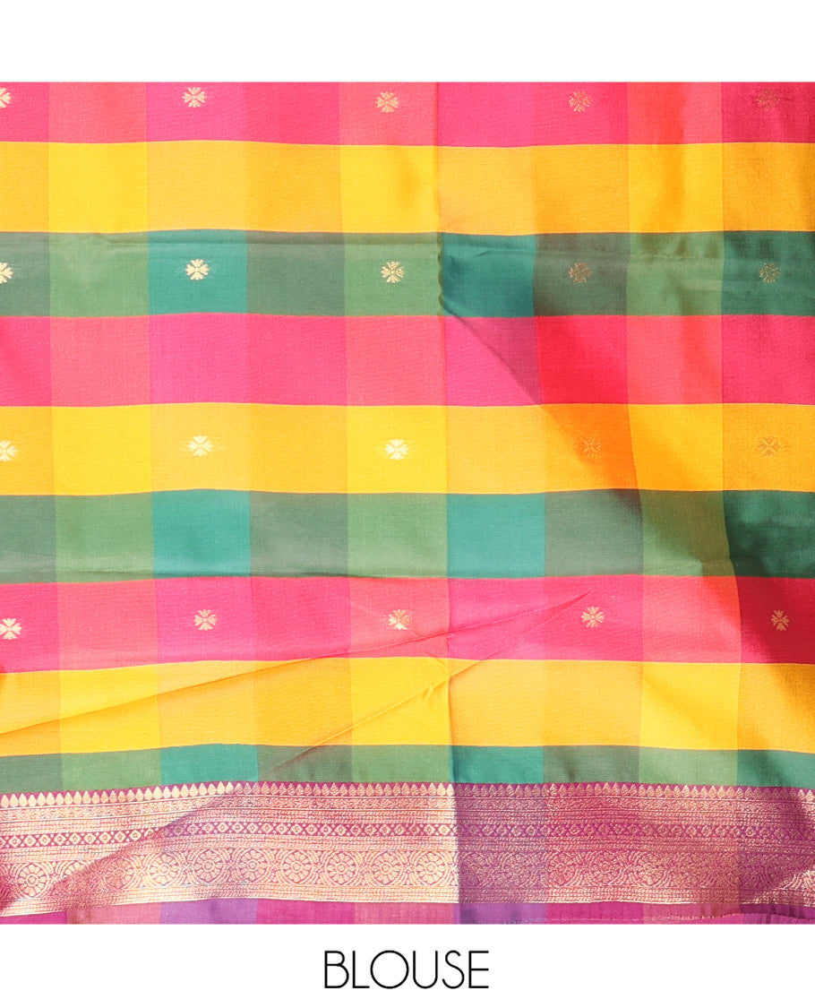 Purple Semi Soft Silk