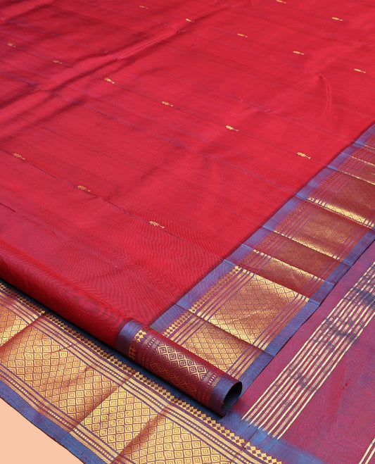 Red Kanchipuram Silk Saree
