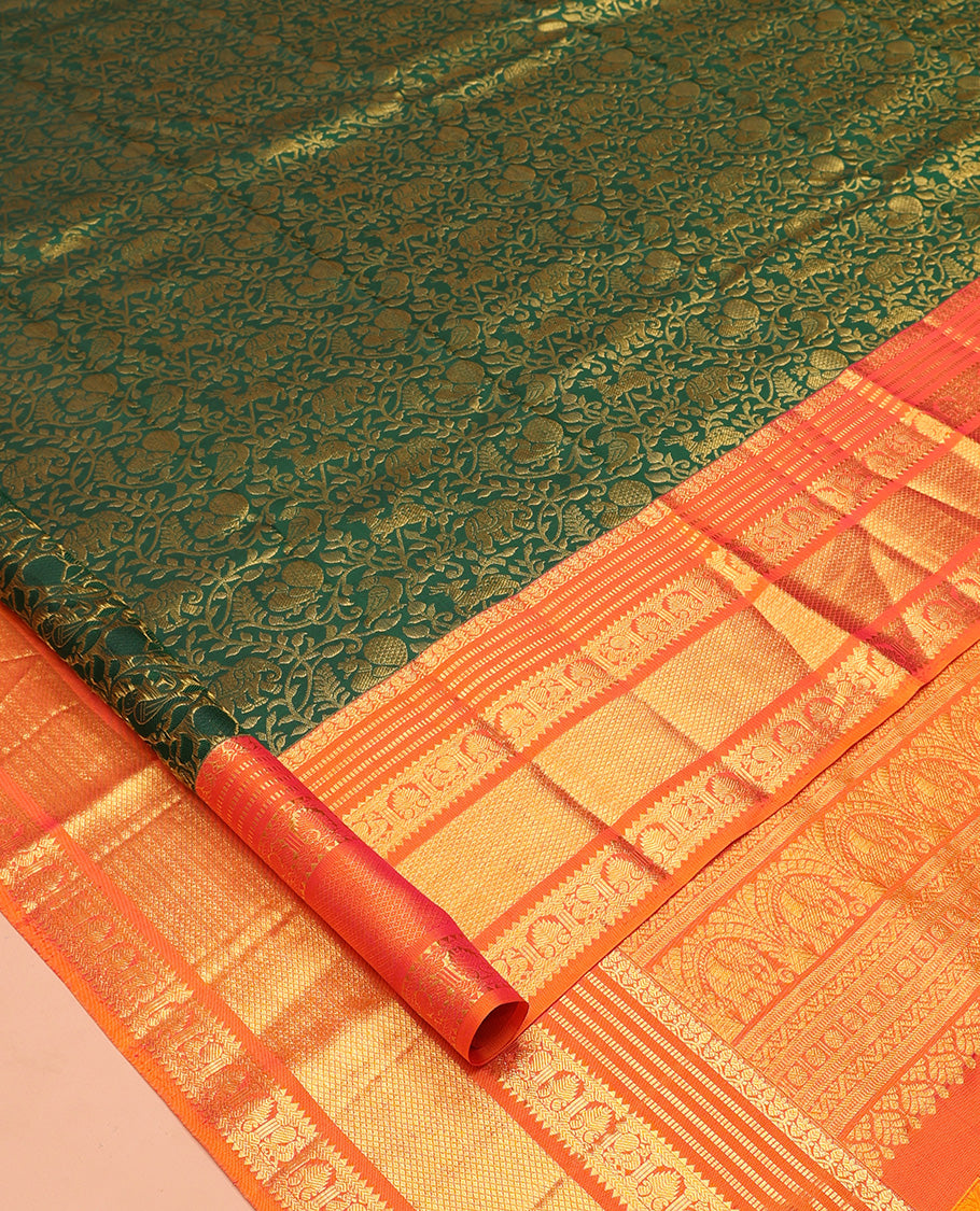 Green Kanchi  Silk