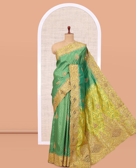 Green Mysore Silk Saree