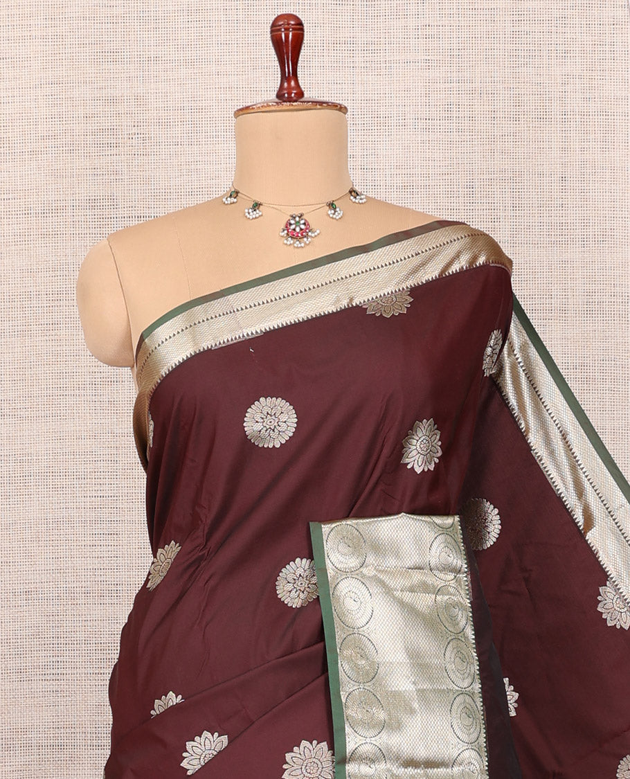 Brown Budget Silk Saree