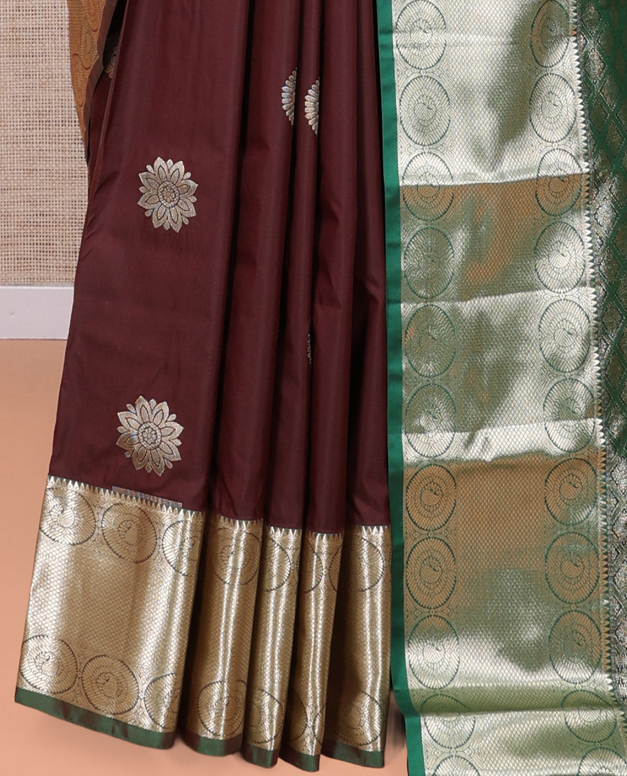 Brown Budget Silk Saree