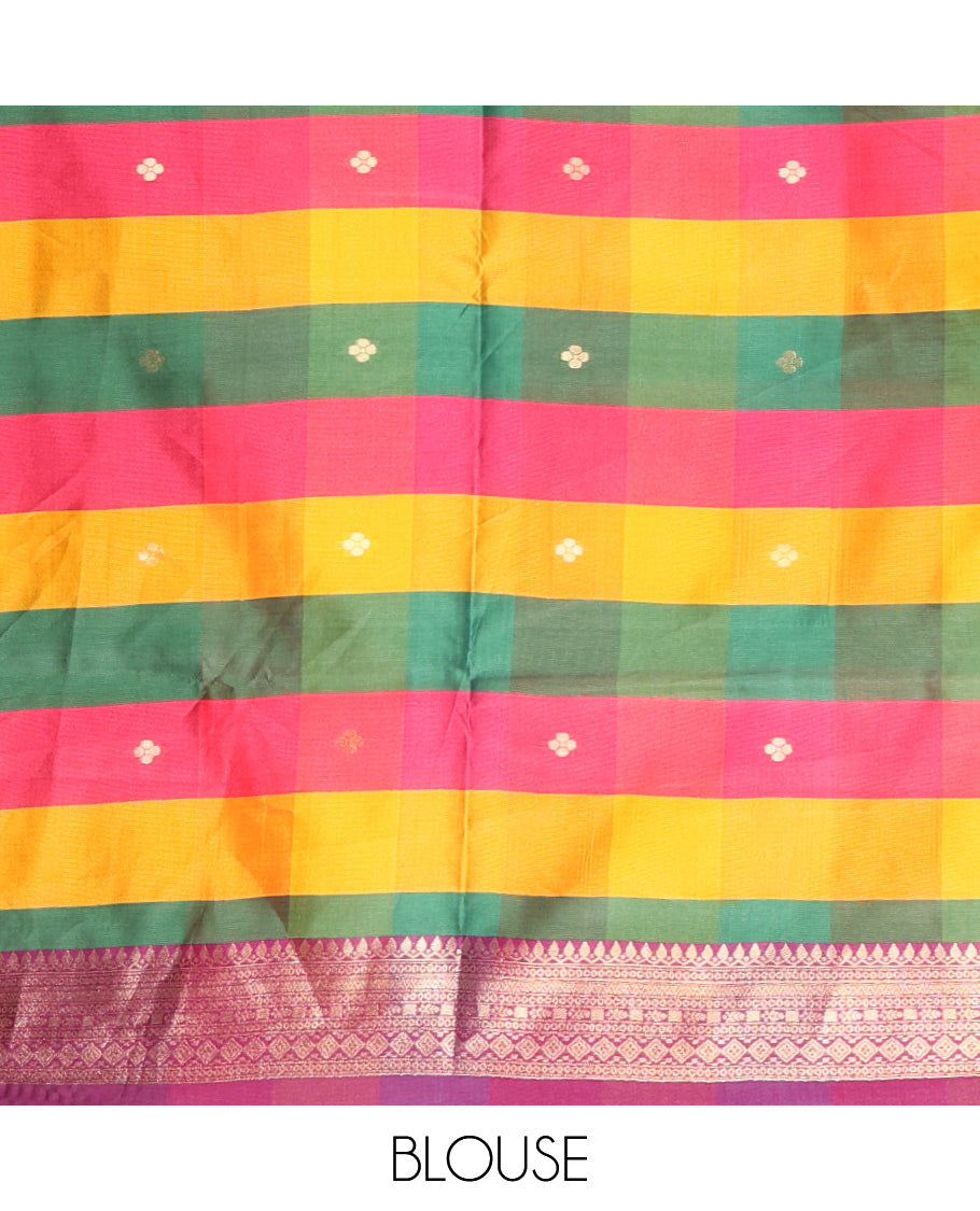 Purple Fancy Softy Silk Saree