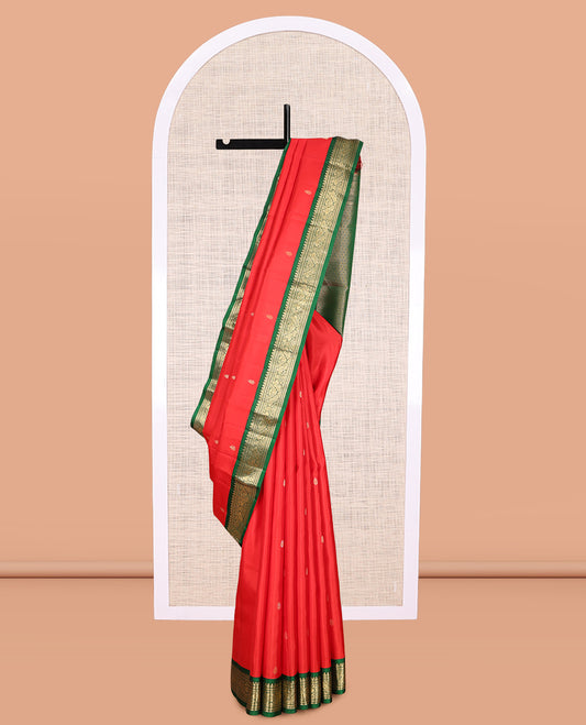 Red Kanchipuram Silk Saree