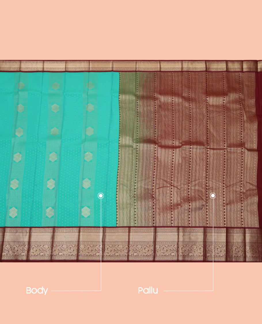 Blue Budget Silk Saree