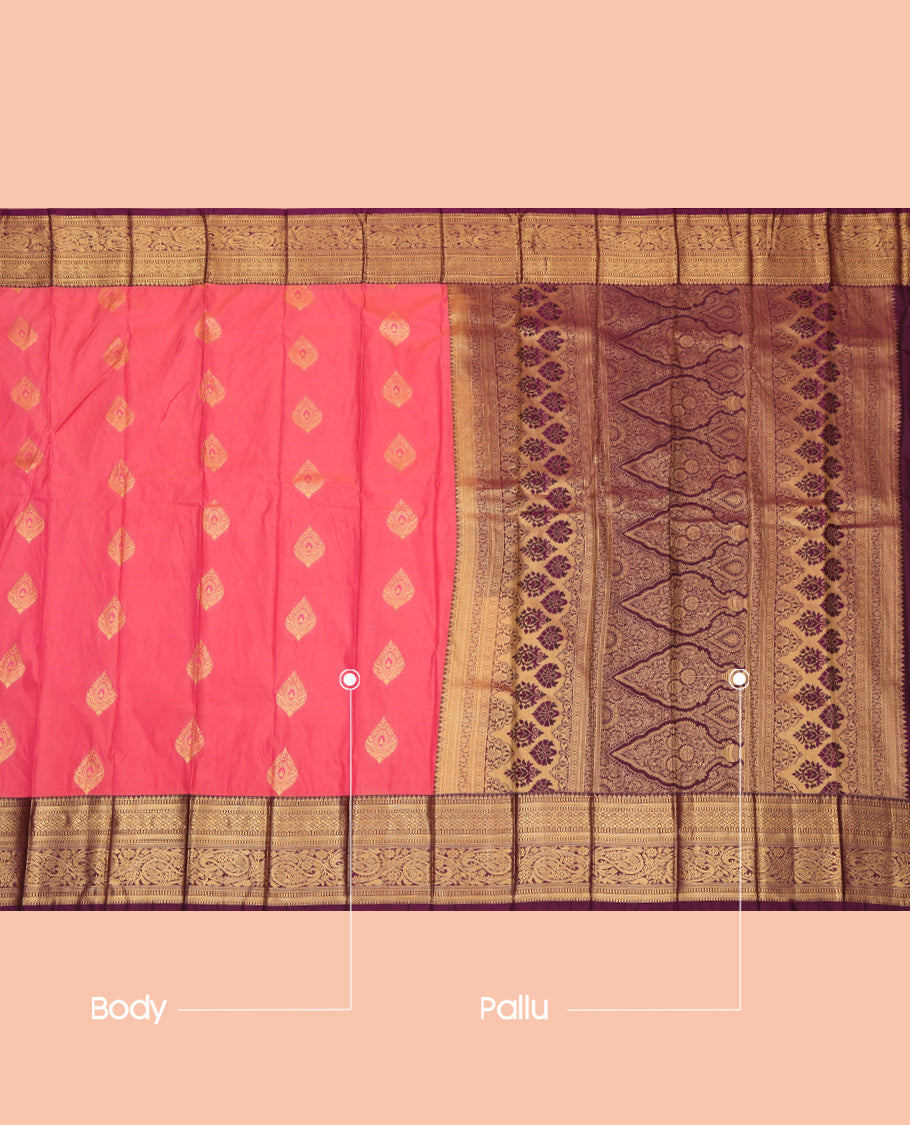 Pink Budget Silk Saree