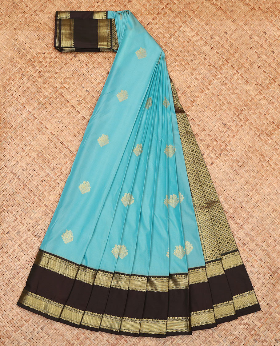 Blue Budget Silk Saree