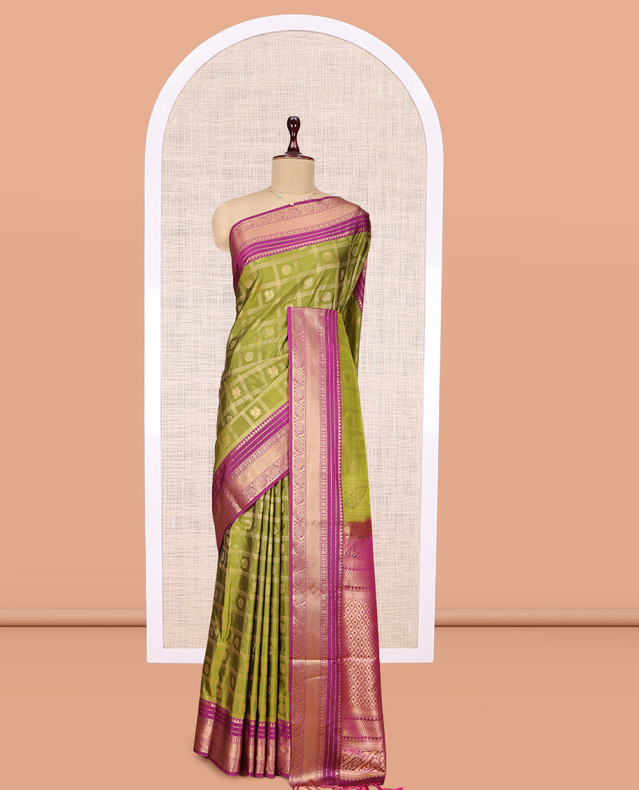 Green Budget Silk Saree