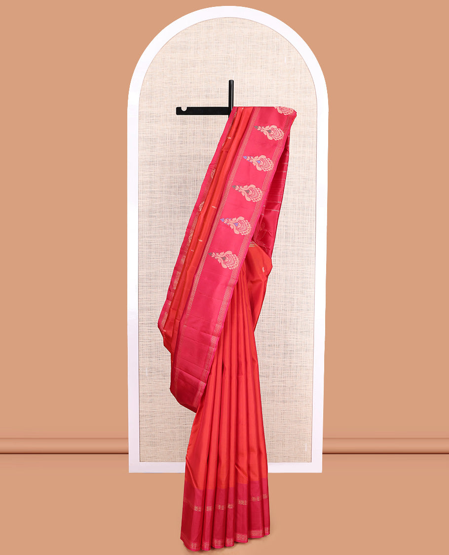 Red Kanchipuram Silk Saree