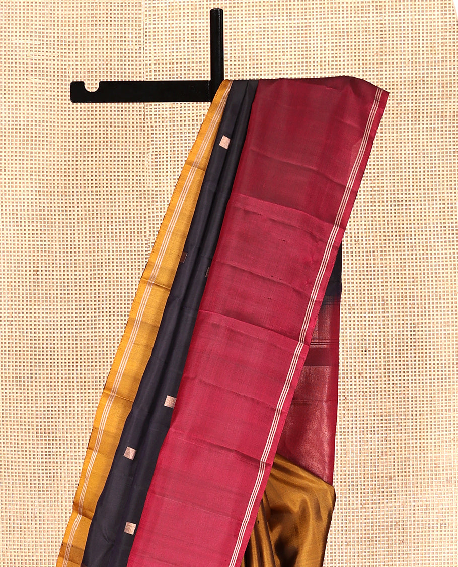 Eggplant Purple Mayuri Soft Silk Saree