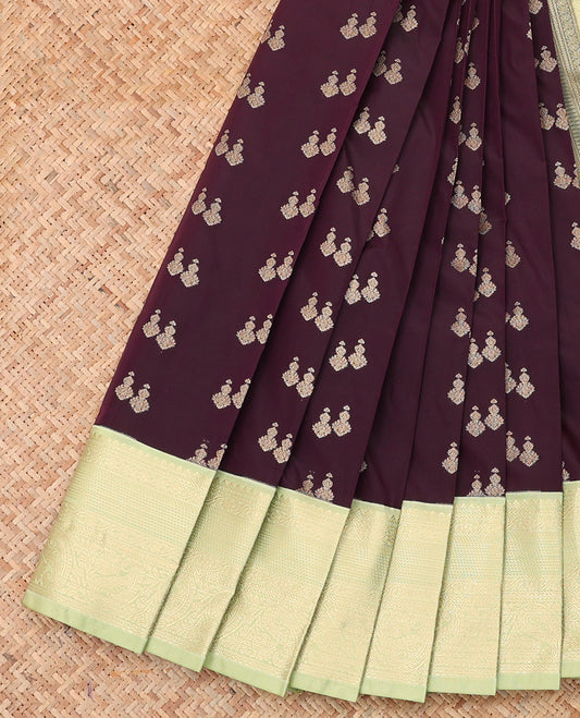 Brown Budget Silk Saree