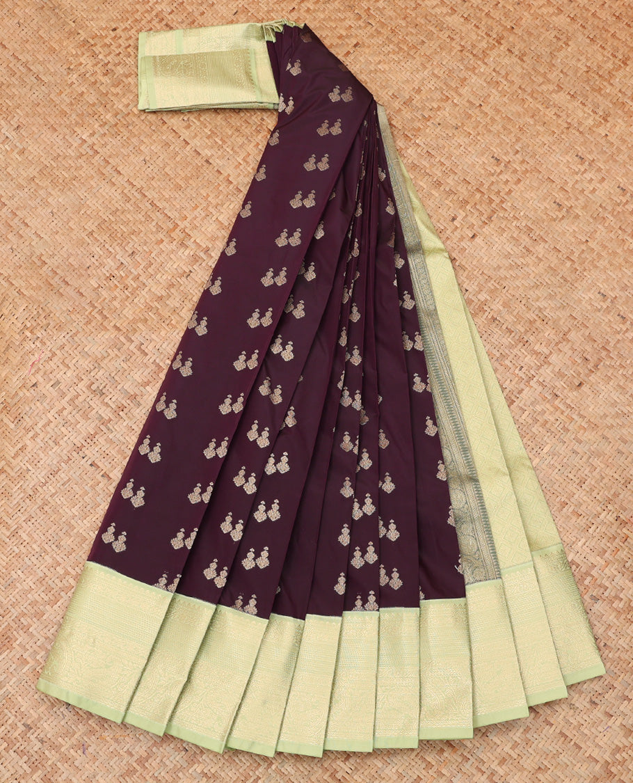 Brown Budget Silk Saree