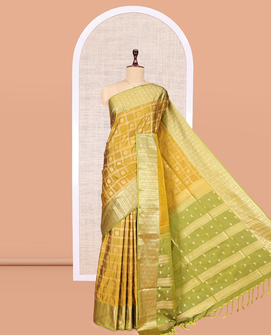 Mustard Budget Silk Saree