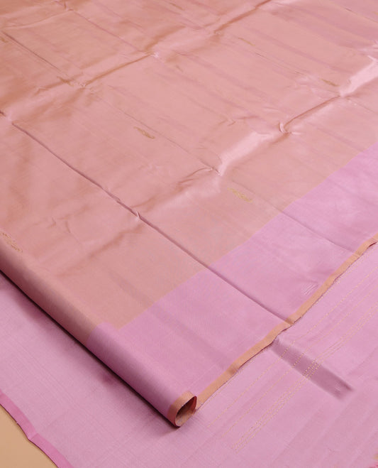 Pale Pink Kanchipuram Silk Saree
