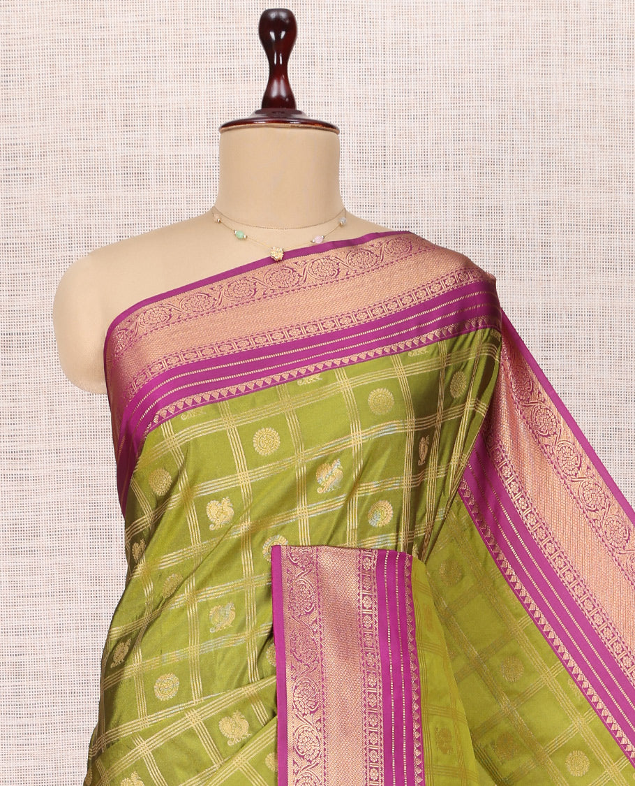 Green Budget Silk Saree