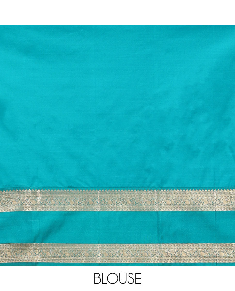 Coffee Brown-Rama Green Zari Design Budget Silk Saree,Contrast Rettai Pettu Zari Border,Jaal Pallu,Contrast Blouse
