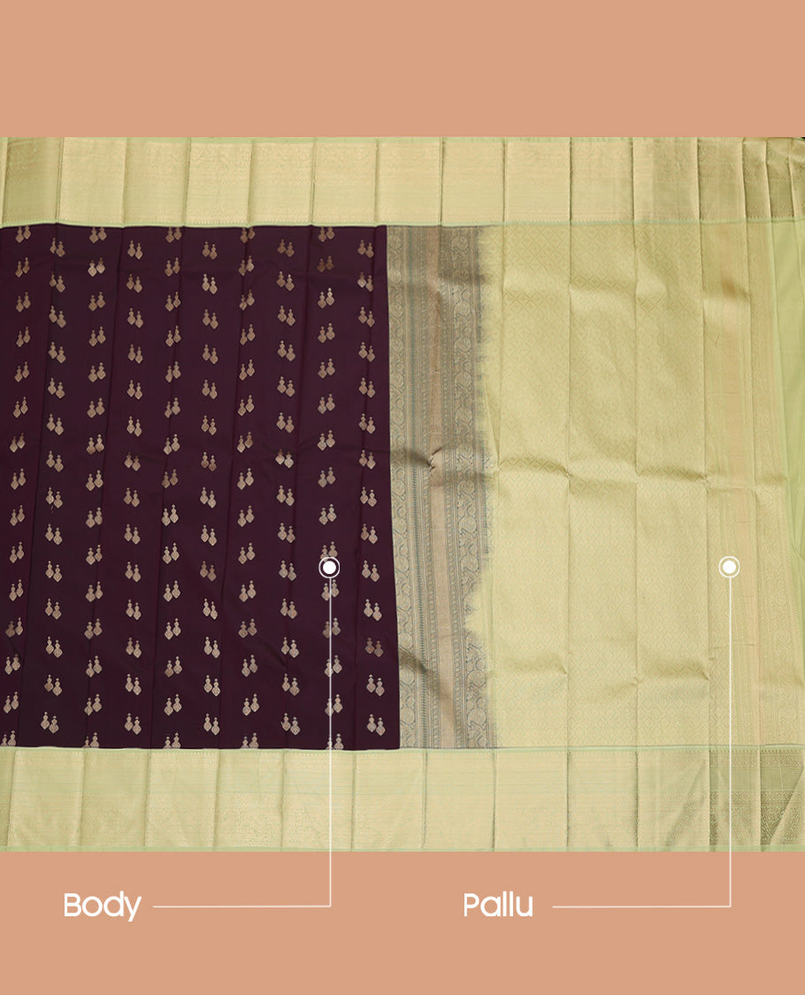 Brown Budget Silk Saree