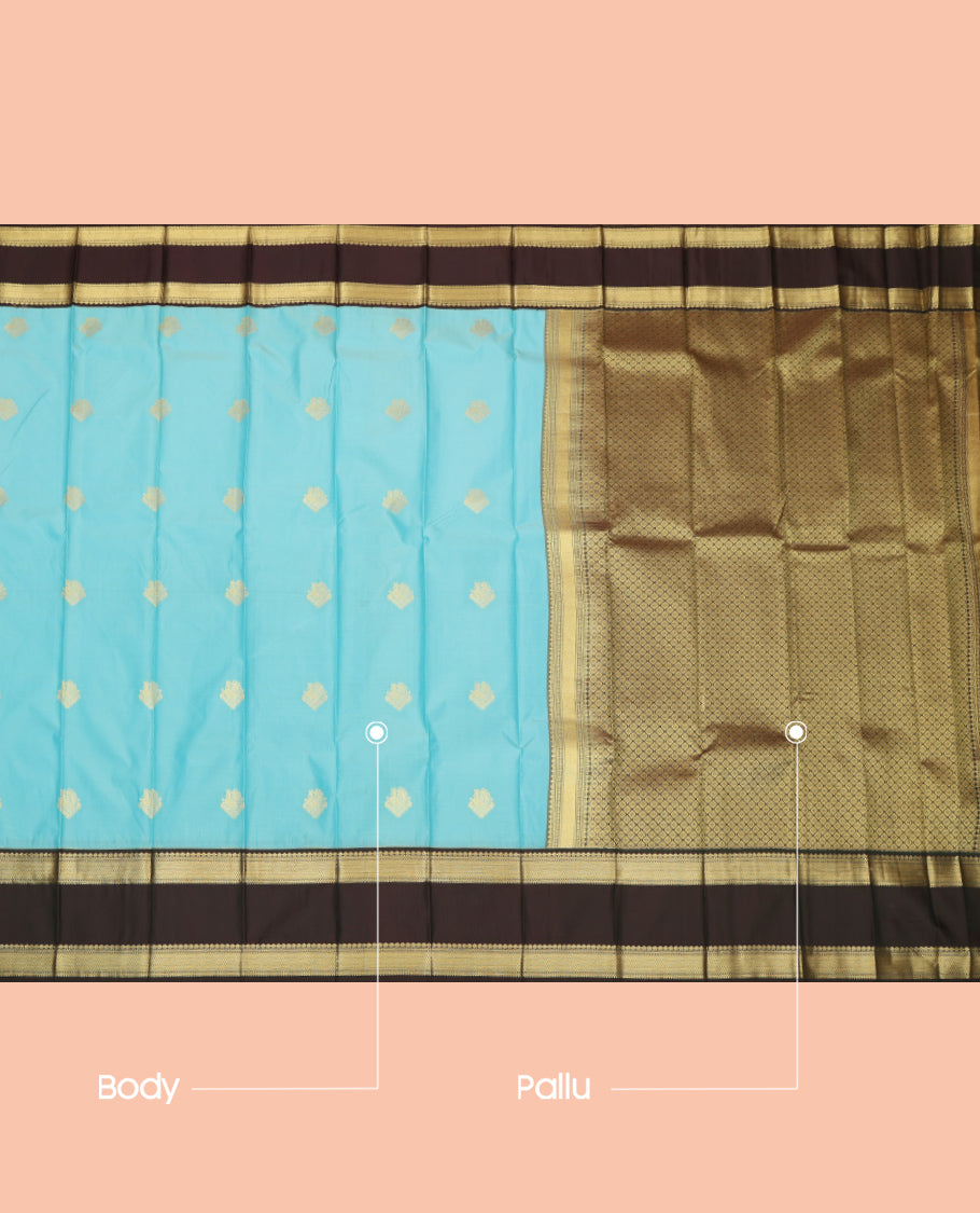 Blue Budget Silk Saree