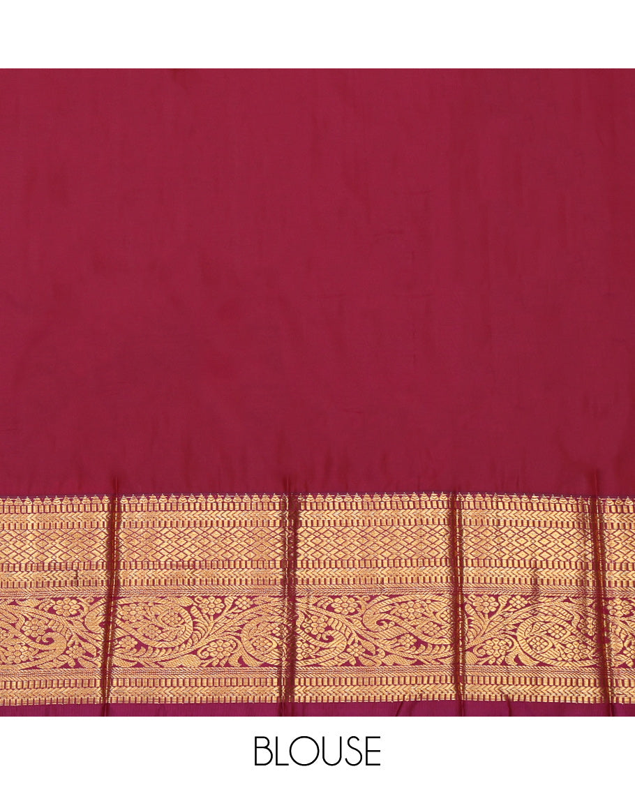 Blue Budget Silk Saree