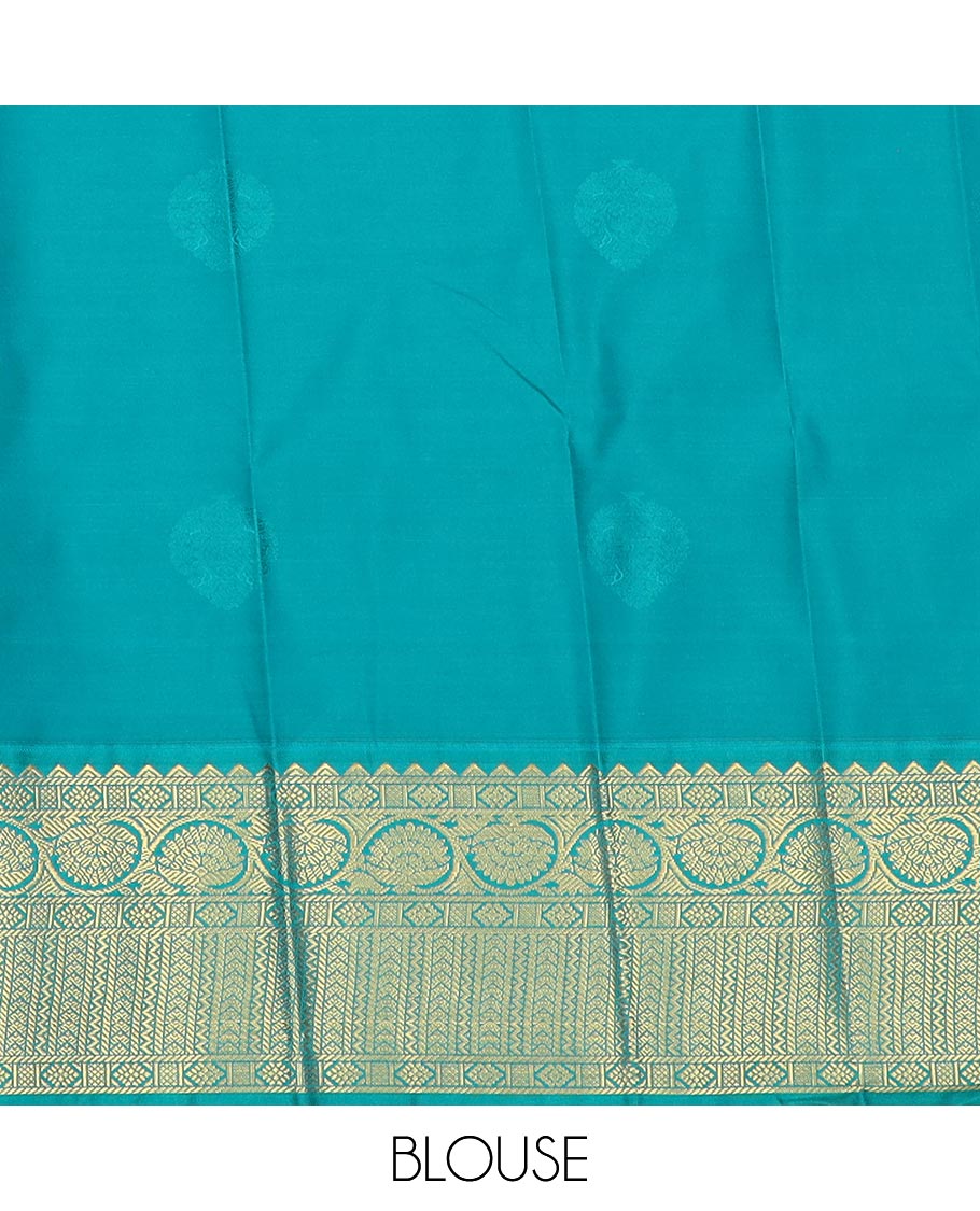 Purple zari buttas gift saree, contrast traditional zari design border, and jaal pallu